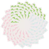 Kinstecks ​​18 Blatt Foto-Ecken 432 Stück Selbstklebende Foto-Ecken-Aufkleber-Bilderrahmen-Ecken-Foto-Papier-Aufkleber für DIY Scrapbook-Fotoalbum Persönliches Journal-Blau Rosa Grün