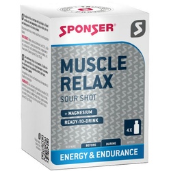 SPONSER Muskelunterstützung Muscle Relax Sour-Shot | 4 x 30ml Fläsch