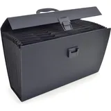 Rapesco RAPESCO® Fächermappe 19 Fächer schwarz, 1 St.