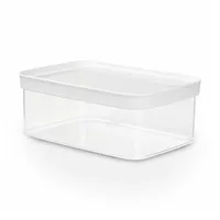 Emsa Optima rechteckig transparent/weiß 2 l