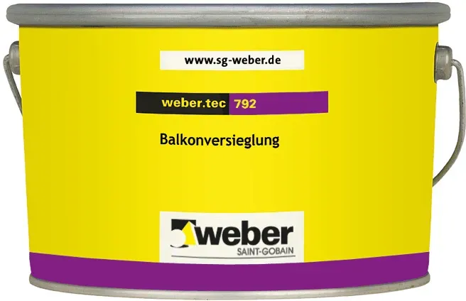Balkonversiegelung - weber.tec 792, 1,5kg - transparent
