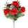 I.GE.A. Kunstblumenstrauß I.GE.A. "Bouquet Rosen/Hortensien", rot, B:27cm H:53cm L:27cm, Polyester, Kunstpflanzen, Tannenzweige Lotus Weihnachtsdeko Weihnachtsblume Sträuße Dekoblumen