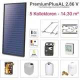 Solarbayer Solaranlage Plus AL Kollektorpaket 5 Ziegel Fläche 14,30 m2