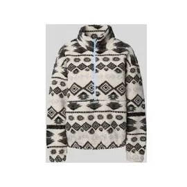 Only Regular Fit Troyer in Teddyfell-Optik Modell 'JANNE', Sand, S