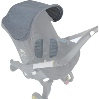 Brogtorl Kinderwagen Überdachung, Sonnenschirm Kompatibel mit Doona Autositz Kinderwagen (Grau)