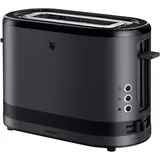 WMF Toaster »KÜCHENminis®«, 1 kurzer Schlitz, 600 W, kompakt, 7 Bräunungsstufen, Auftau-Funktion, Aufwärm-Funktion, schwarz