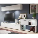 inn.furn Wohnwand weiß 277 x 180 cm, Soft-Close-Funktion Levi