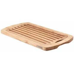 Brotschneidebrett CONTINENTA, beige (natur), B:26cm H:2cm L:45cm, Hartholz, Schneidebretter, Handarbeit