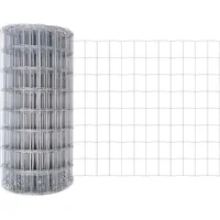 vidaXL Euro Zaun 0.4x10 m Feuerverzinktes Eisen