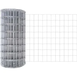 vidaXL Euro Zaun 0.4x10 m Feuerverzinktes Eisen