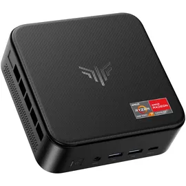 NiPoGi E3B Mini PC AMD Ryzen 5 7430U(Bis zu 4,3GHz) 16GB DDR4 512GB SSD mit Radeon RX Vega 7 Graphics Micro Desktop Computer Für Büro/Heimkino/Meeting/Business/Trip |WiFi 6|BT 5.2|USB3.2