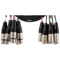 Cordial CML 8-0 FM 5 C XLR Verbindungskabel [8x