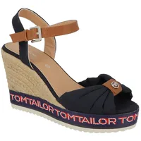 Tom Tailor Keilsandaletten Damen Blau 38
