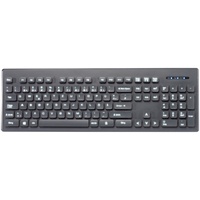 GeneralKeys PC Tastatur: Beleuchtete Business-USB-Tastatur mit Nummernblock, QWERTZ (Tastatur Beleuchtung, Tastatur LED, Microsoft Office)