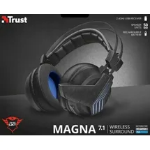 Trust GXT 393 Magna Wireless Gaming Headset (Kabelgebunden, Kabellos, Gaming Headset, Blau