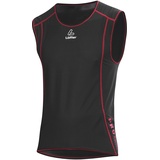 Löffler Herren HR. Windstopper Singlet TRANSTEX Light, Schwarz/Rot, 48