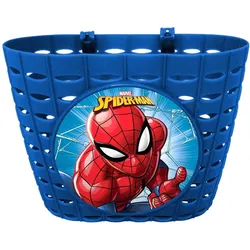 Marvel Spider-Man Fahrradkorb Jungen 12 x 20 cm Blau EINHEITSGRÖSSE