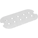 APS GN Abtropfmatte aus Polycarbonat 82009 - Maße (L x B x H): 20,6 x 10,8 cm, GN 1/4