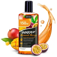 JOYDIVISION WARMup Massageöl Mango-Maracuja 150 ml I Massageliquid mit Wärme-Effekt I Massage Öl mit Duft & Geschmack I Massageöle I Massage Oil I Massageöl wärmend