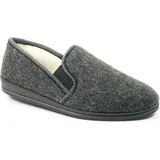 Rohde 2610-82 Lillestrom Schuhe Herren Hausschuhe Wollfutter, Größe:43 EU, Farbe:Grau - Grau - 43