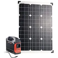Revolt Powerbank Generator: Fensterbank-Solarkraftwerk: Powerstation mit 60-W-Modul, 155 Wh, 230 V (Solargenerator und Powerbank,