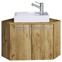 VCM 2-tlg. Eck Gäste WC Waschplatz Waschtisch Vilosa