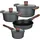 RESTO Kitchenware CAPELLA Topf-Set 7-tlg. Soßentopf + 2 x Kochtopf + Bratpfanne