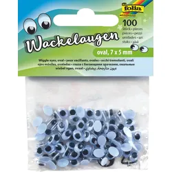 folia Wackelaugen weiß