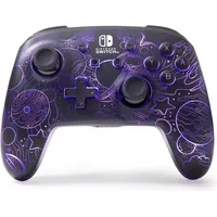 PowerA Lumectra Galactic Vortex Controller Schwarz Nintendo Switch