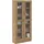 vidaXL Highboard 82,5 x 185 x 30,5 cm Beige/Braun