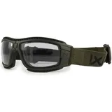 Wiley X Wiley X, Schutzbrille - Gesichtsschutz, Lynx Ballistische Schutzmaske, faltbar, Olivgrün, rauchfarblos