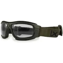 Wiley X Wiley X, Schutzbrille - Gesichtsschutz, Lynx Ballistische Schutzmaske, faltbar, Olivgrün, rauchfarblos