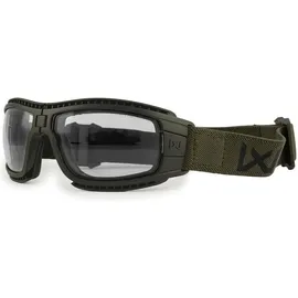 Wiley X Wiley X, Schutzbrille - Gesichtsschutz, Lynx Ballistische Schutzmaske, faltbar, Olivgrün, rauchfarblos