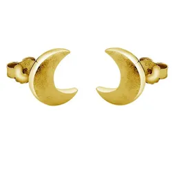 Nenalina Stecker Halbmond Astro Look 925 Silber Ohrringe   Damen 