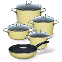 RIESS Nouvelle Pure Lemon Topf-Set 5-tlg. Kochtopf + Suppentopf