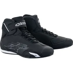 Alpinestars Sektor, Schuhe - Schwarz/Weiß - 10
