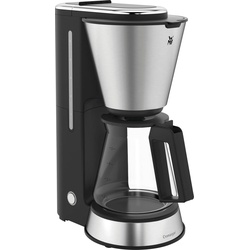 WMF Kaffeemaschine Filterkaffeemaschine Glaskanne 5 Tassen Küchenminis 760W, Filterkaffeemaschine, Schwarz, Silber