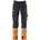 Hose mit ULTIMATE Stretch Hose 76C52 schwarzblau/hi-vis orange