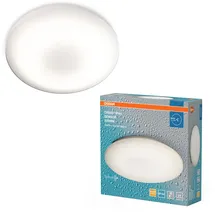 Osram lighting Osram Orbis Sensor-Deckenleuchte Wandleuchte 300mm, spritzwassergeschützte Anbauleuchte in Weiß aus Aluminium, IP44-Schutz, für Bad, Gänge und Flure