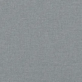 vidaXL Chesterfield-Sofa 3-Sitzer Hellgrau Stoff