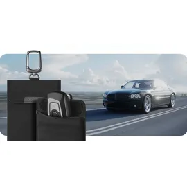 SPIGEN Klasden Keyless Go Tasche Auto RFID-Signalblockierung Autoschlüssel Hülle Schutztasche - Schwarz