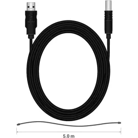 MediaRange USB 2.0 Druckerkabel A/B 5,0m (MRCS102)