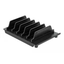 DeLock Tablet-Halterung für 6 Tablets oder Smartphones Schwarz