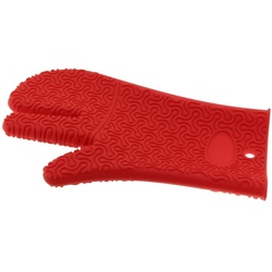 KOCHBLUME Handschuh ROT aus Silikon Topflappen