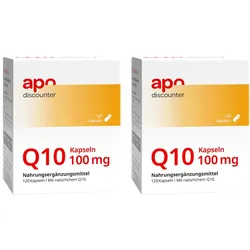 Q10 Kapseln 100 mg mit Coenzym Q10 von apodiscounter