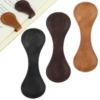 3 Stück Lesezeichen Magnetisch, Lesezeichen Personalisiert Magnetisches Lesezeichen Leder, Vintage-Seitenmarkierungsclip Lesezeichen Leder für Frauen Bücherwurm Buchliebhaber Lesergeschenk