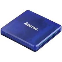 Hama Multi-Kartenleser USB-2.0, SD/microSD/CF, blau
