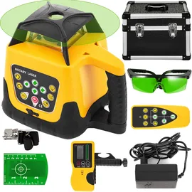 Vevor Professional Rotationslaser Grüne Licht max. Arbeitsbereich 500 m 360 Rotary Laser