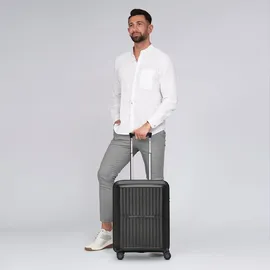 pactastic Collection 01 Cabin Trolley 4-Rollen 55 cm / 41 l schwarz/metallic