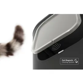 Rotho Katzentoilette WHITE XL grau